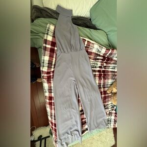 purple / lavender jumpsuit - semi formal/casual wear - halter neck